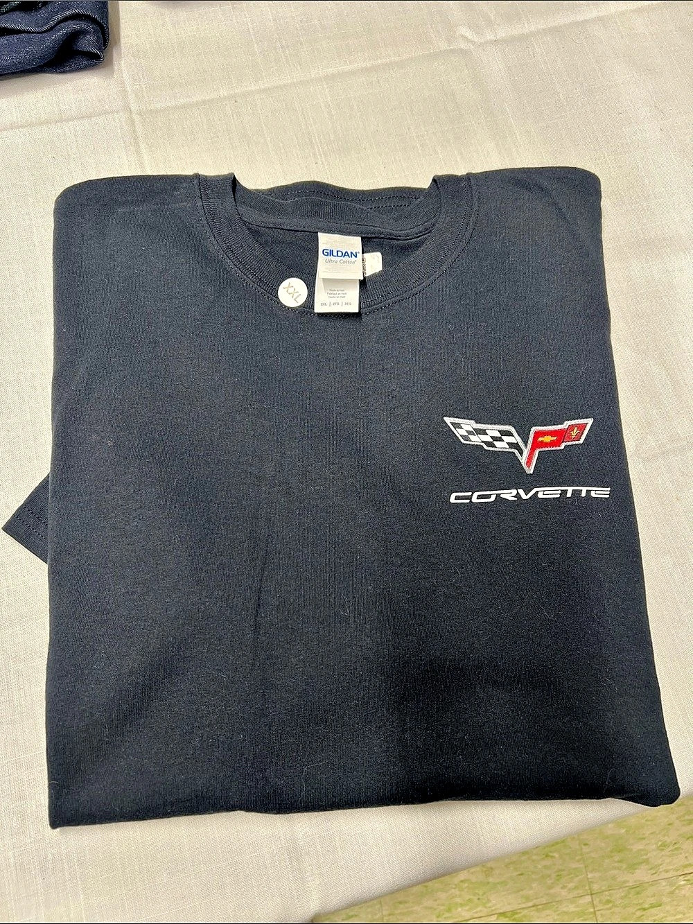 Gildan Corvette Born in the USA Graphic Tee Black 2XL